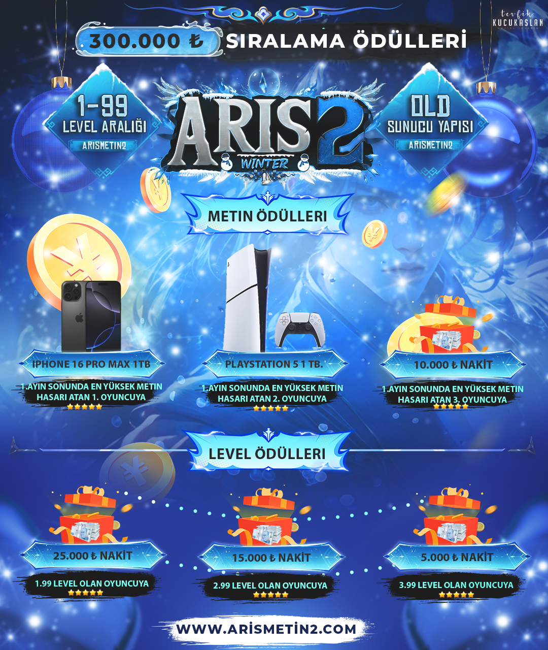 Aris2 Winter Sunucusu 1-99 Oldschool Server